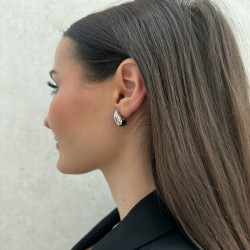 Pendientes Gota Plata