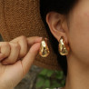 Pendientes Gota Oro