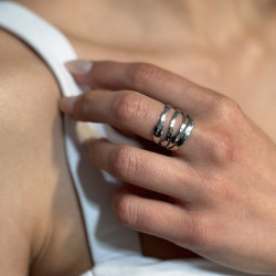 Anillo Marea Plata