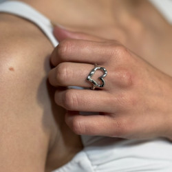 Anillo Corazón Plata
