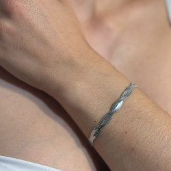 Pulsera Espiga Plata