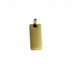 Rectángulo Oro 10x25mm