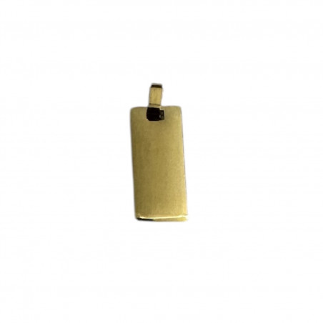 Rectángulo Oro 10x25mm