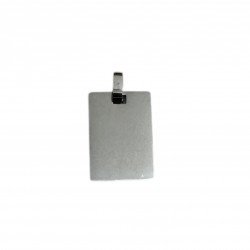 Rectángulo Plata 15x22mm