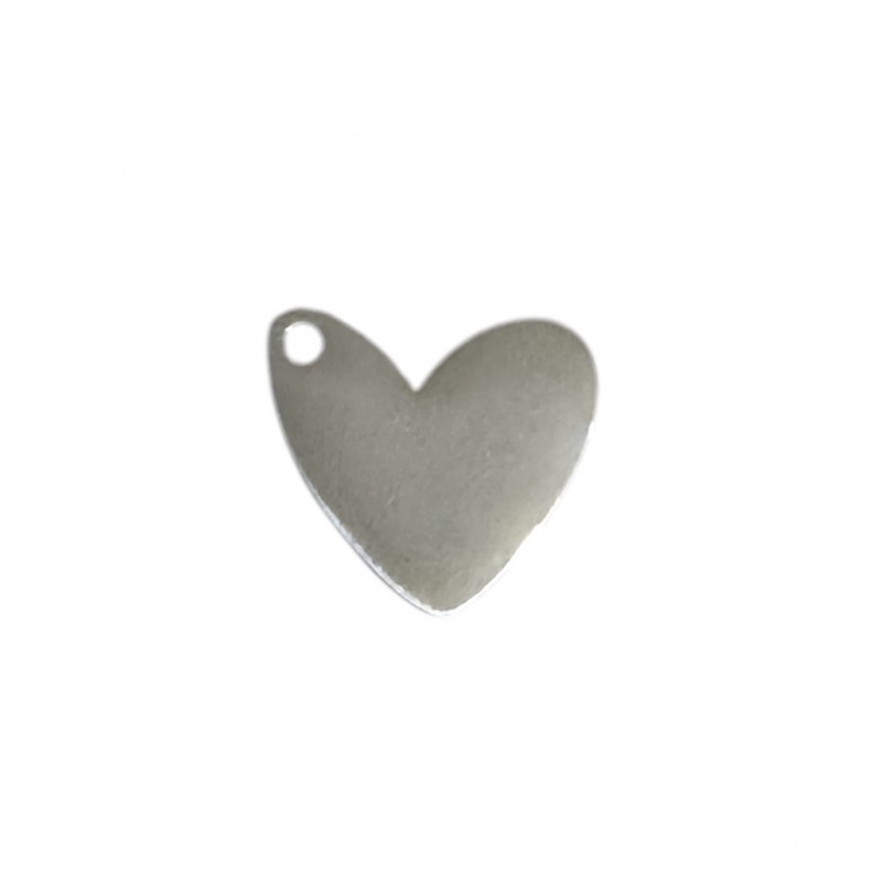 Corazón Plata 13x15mm