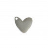 Corazón Plata 13x15mm