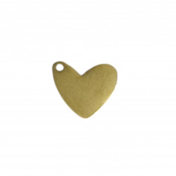 Corazón Oro 13x15mm
