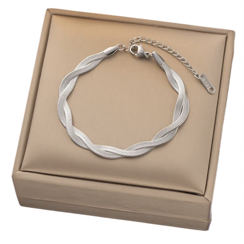 Pulsera Espiga Plata