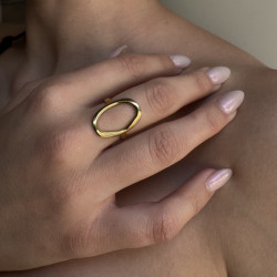 Anillo Círculo Oro