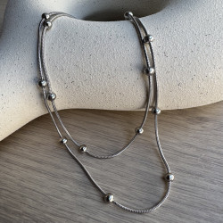 Colgante Titanio Plata