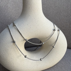 Colgante Titanio Plata
