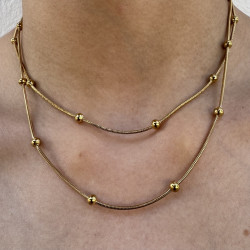 Colgante Titanio oro