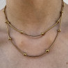 Colgante Titanio oro